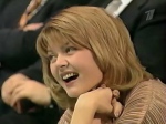Юля Меньшова в жюри КВН 2002 год Высшая лига