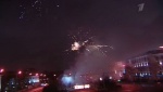 Фейерверк в Москве в честь 50-летия игры КВН